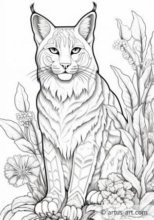 Lynx Coloring Page