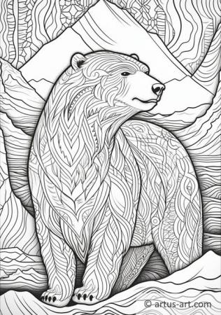 Polar bear Coloring Page