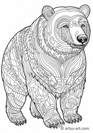 Polar bear Coloring Page