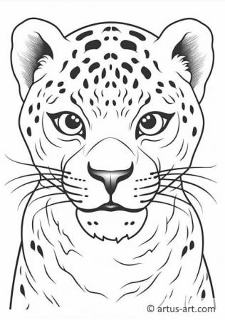 Söpö Jaguar Värityskuva