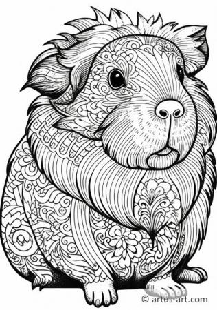 Guinea pig Coloring Page