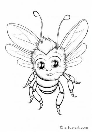 Pagini de colorat cu Bumblebee