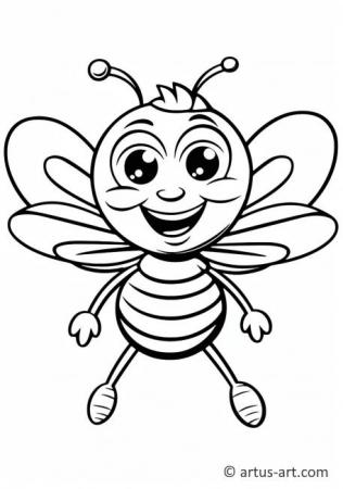 Fly Coloring Page For Kids