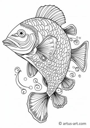 Bluefish Coloring Page