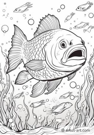 Bluefish Coloring Page
