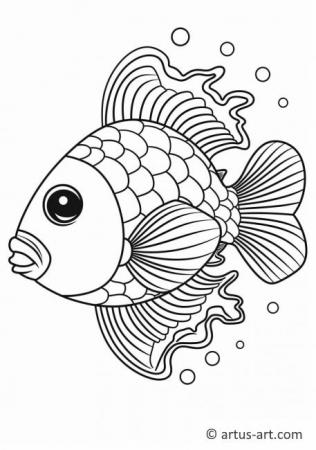 Palyaço Balığı Boyama Sayfası