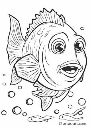 Awesome Grouper Coloring Page For Kids