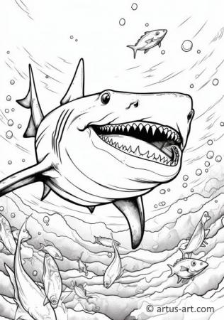 Hammerhead shark Coloring Page