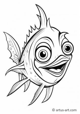 Awesome Marlin Coloring Page