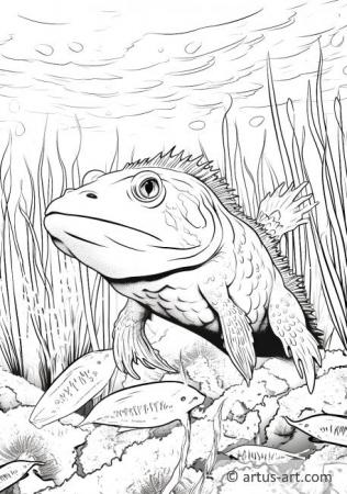 Mudskipper Coloring Page For Kids
