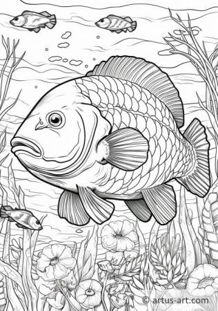 Perch Coloring Pages