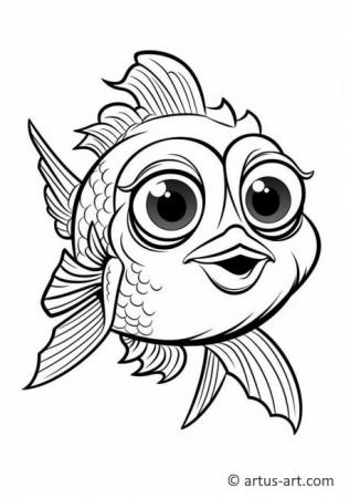 Perch Coloring Page