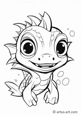 Pike Coloring Page For Kids