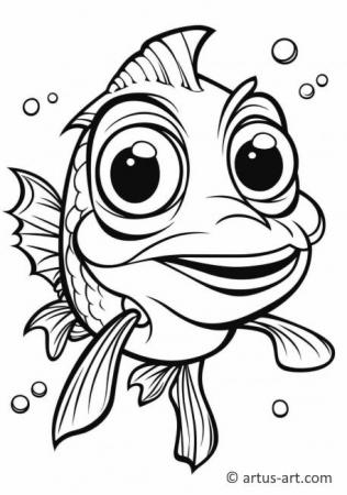 Awesome Pike Coloring Page For Kids
