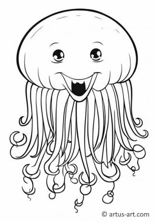 Awesome Portuguese man of war Coloring Page