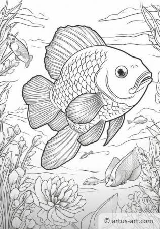 Tilapia Coloring Page For Kids