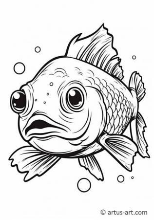 Awesome Trouts Coloring Page For Kids