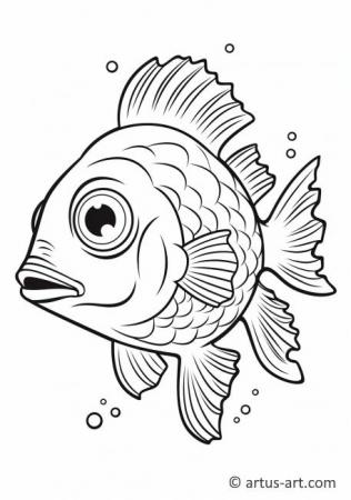 Awesome Bluefish Coloring Page