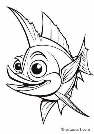 Marlin Coloring Pages