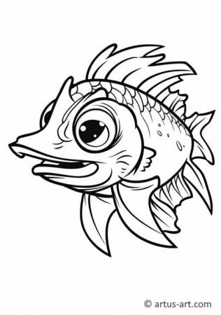 Awesome Pike Coloring Page