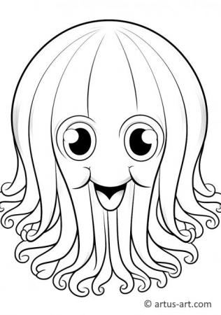 Portuguese man of war Coloring Page