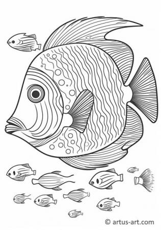 Awesome Tangs Coloring Page