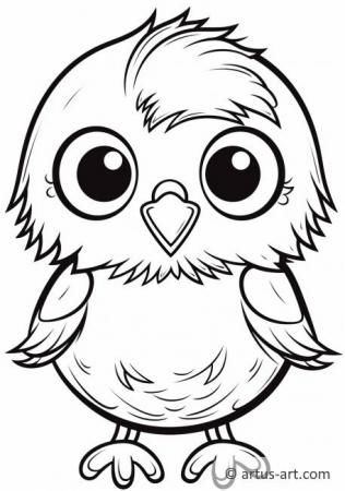 Awesome Canary Coloring Page