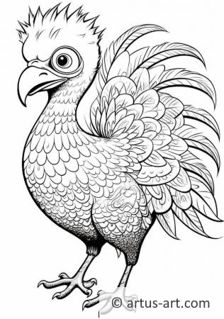Dodo bird Coloring Page For Kids