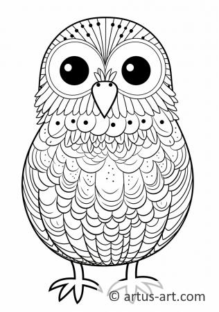 Awesome Quail Coloring Page