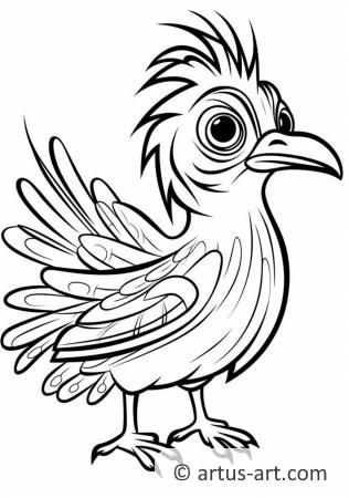 Awesome Roadrunner Coloring Page