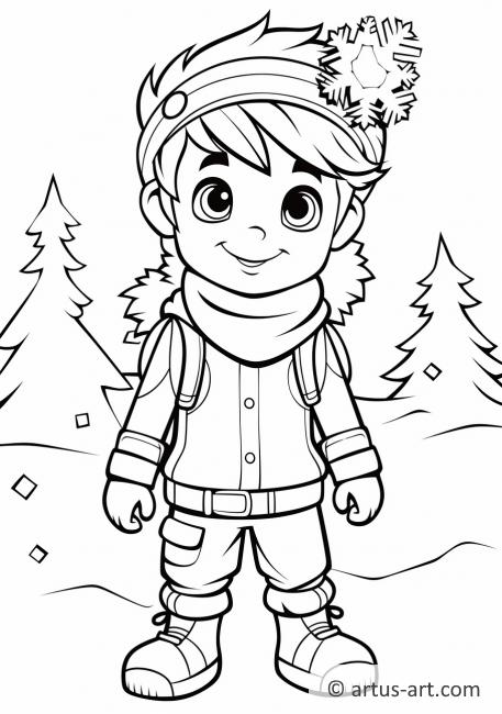 Frost Coloring Page