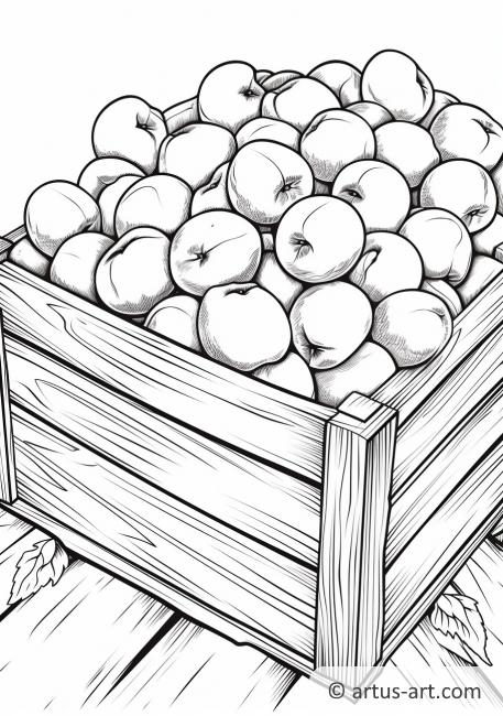 Nectarine Farm Coloring Page