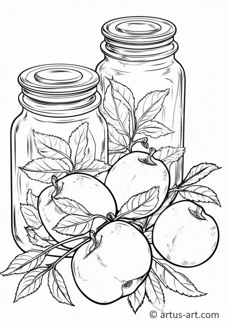 Nectarine Jam Coloring Page